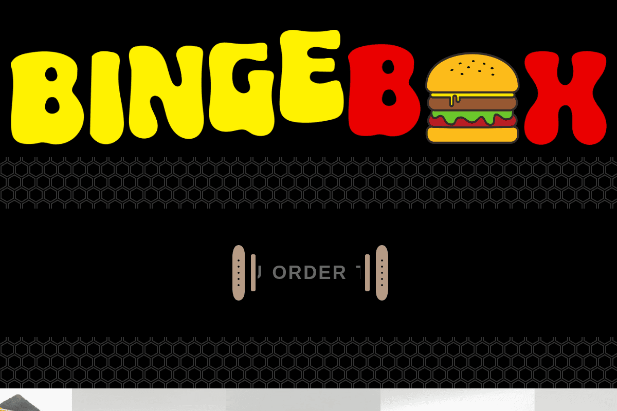 Binge Box website screenshot