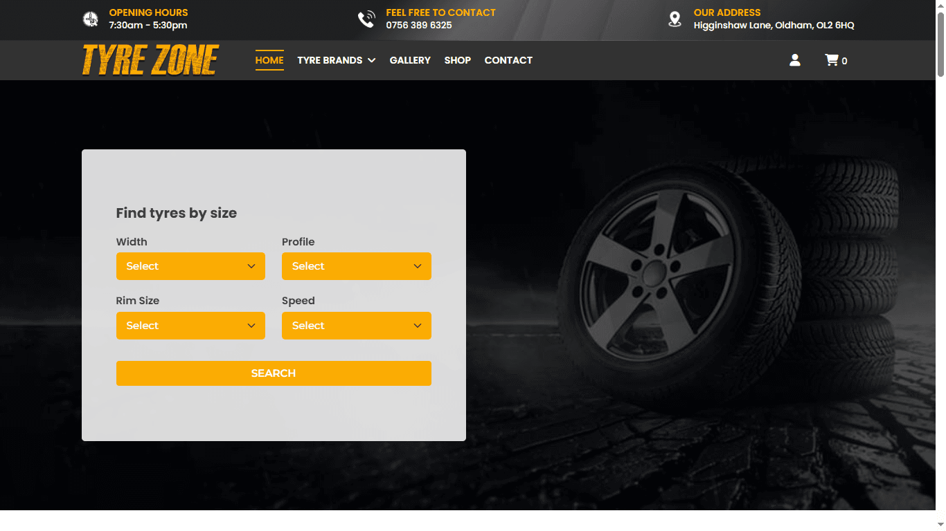 Tyrezone Oldham screenshot